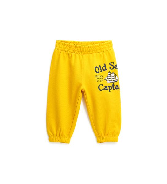 COTTON FLEECE PANTS