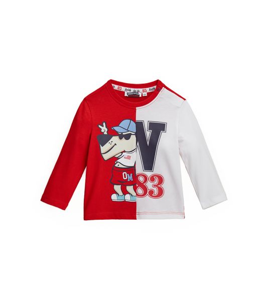 DOUBLE NECK T-SHIRT