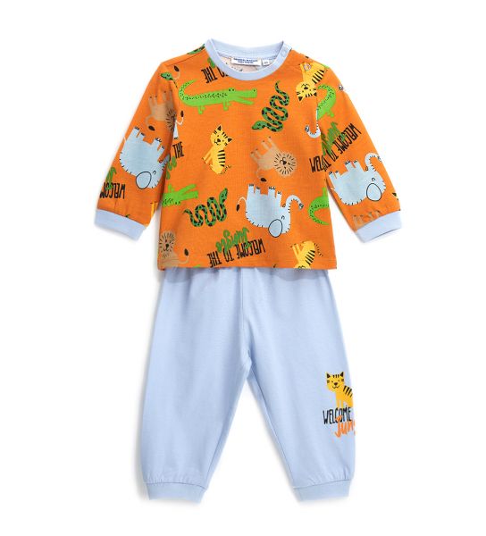 LONG COTTON PAJAMAS