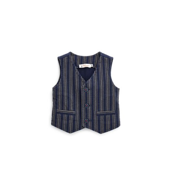 LINEN-COTTON VEST