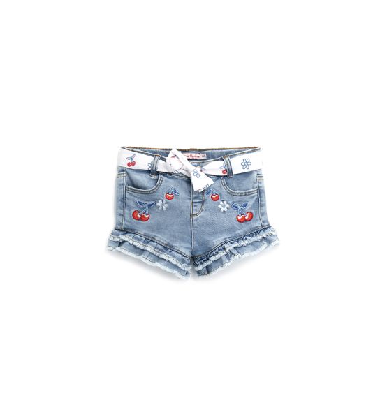 DENIM BERMUDA SHORTS