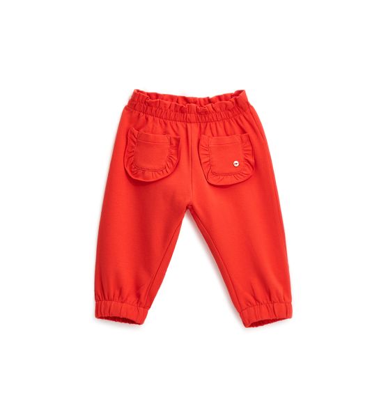 TROUSERS WITH RUFFLES