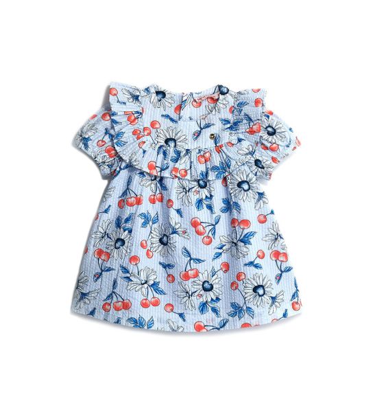 DRESS WITH RUFFLES