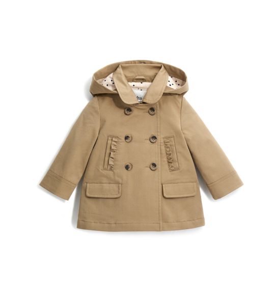 DOUBLE-BREASTED TRENCH COAT