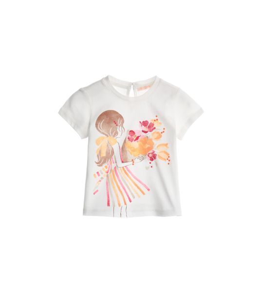 T-SHIRT WITH GLITTER