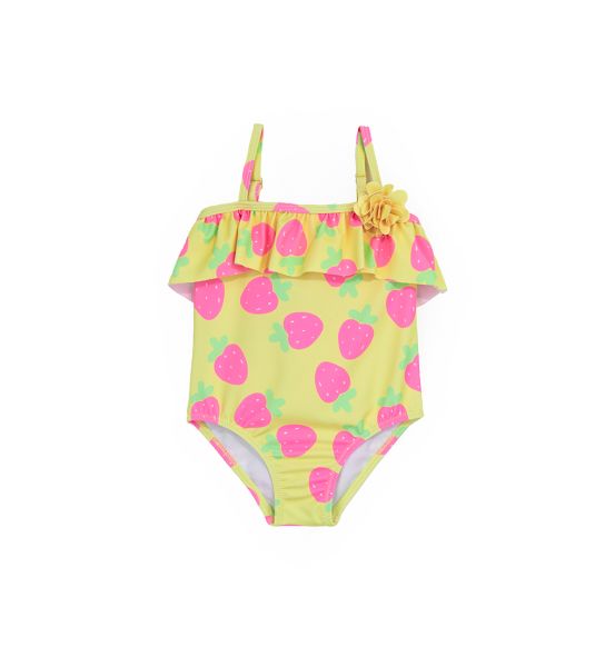 RUFFLED ONE-PIECE SWIMSUIT