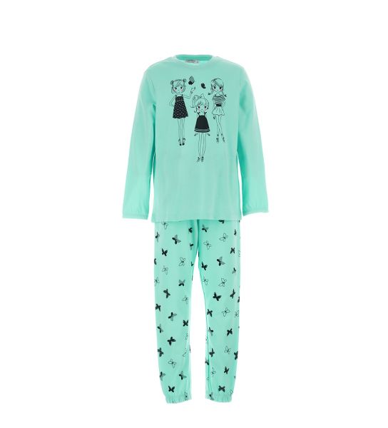LONG COTTON PAJAMAS