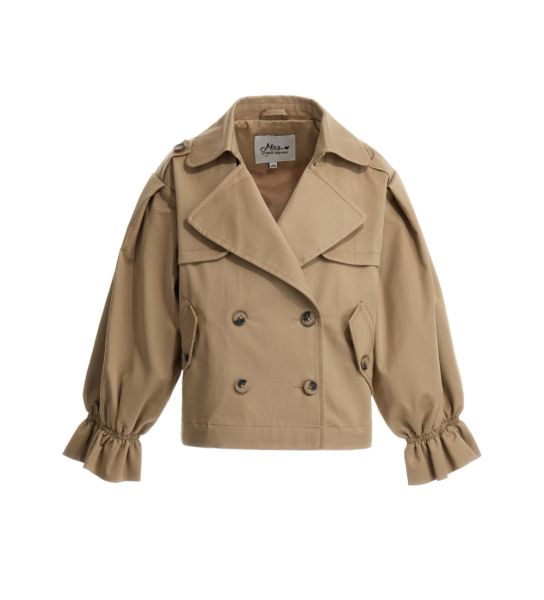 SHORT TRENCH COAT
