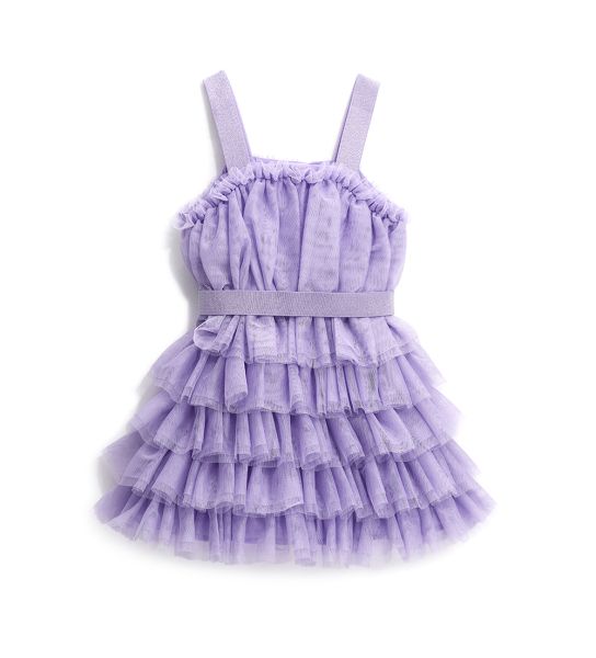DRESS WITH RUFFLES