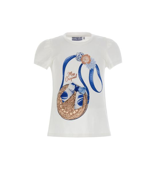 T-SHIRT WITH RHINESTONE