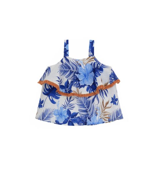 BLOUSE WITH STRAPS