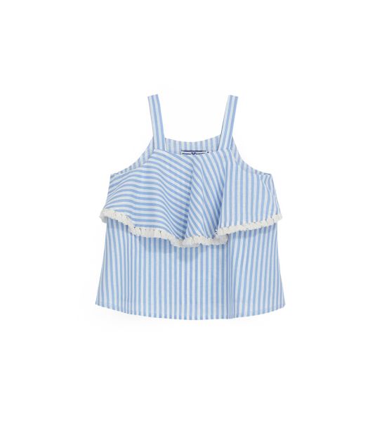 BLOUSE WITH STRAPS