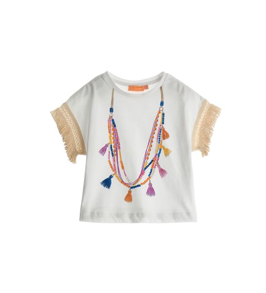 T-SHIRT WITH GLITTER