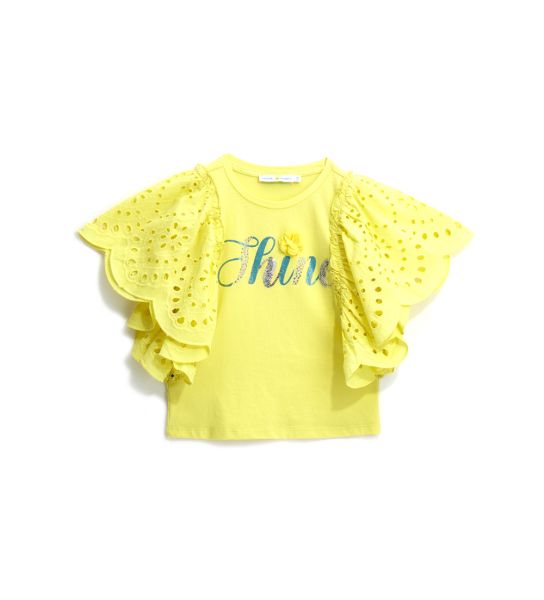 T-SHIRT WITH EMBROIDERY