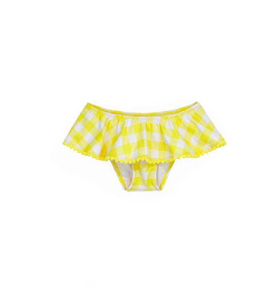 SWIMMING SLIP WITH RUFFLES