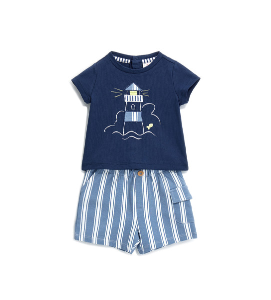 T-SHIRT AND BERMUDA SET