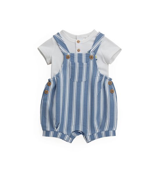 T-SHIRT AND OVERALL SET