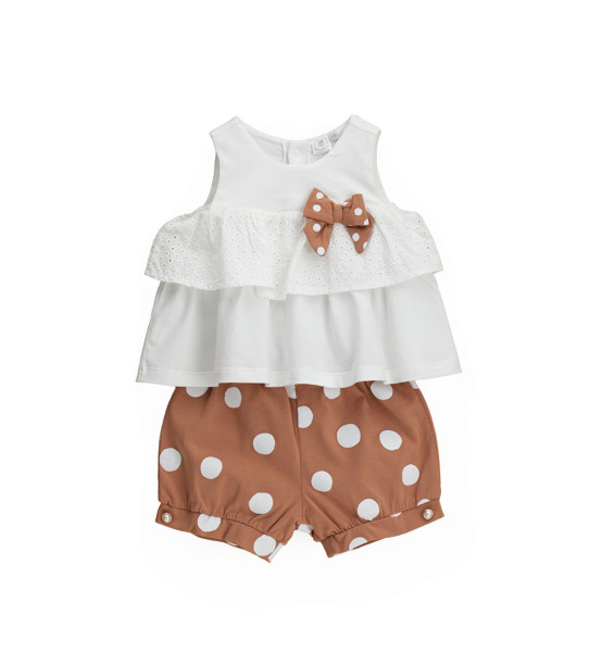 BLOUSE AND BERMUDA SET