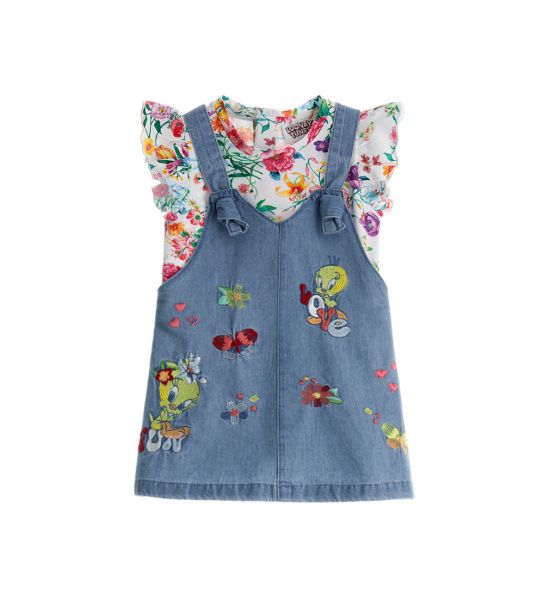 WARNER TWEETY OVERALL SET