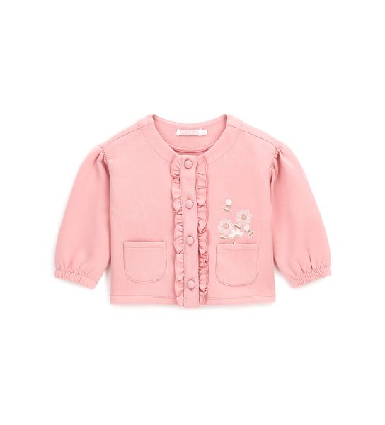 JACKET WITH RUFFLES