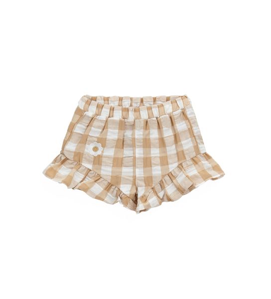BERMUDA SHORTS WITH RUFFLES