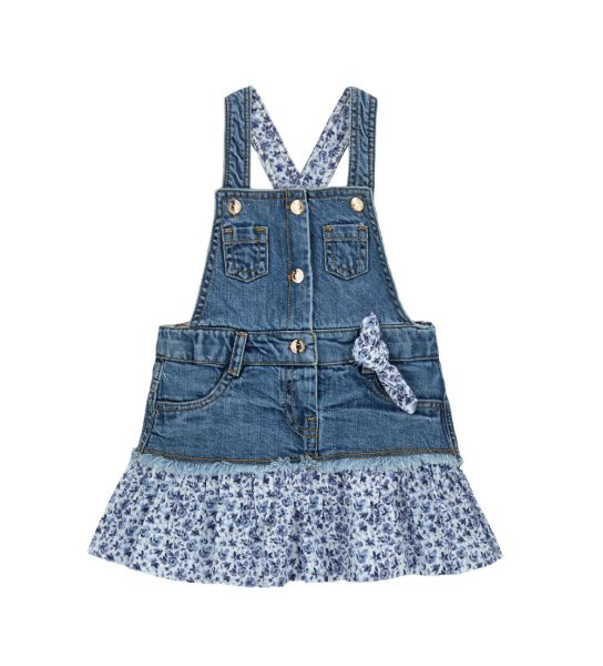 JEANS SKIRT OVERALLS