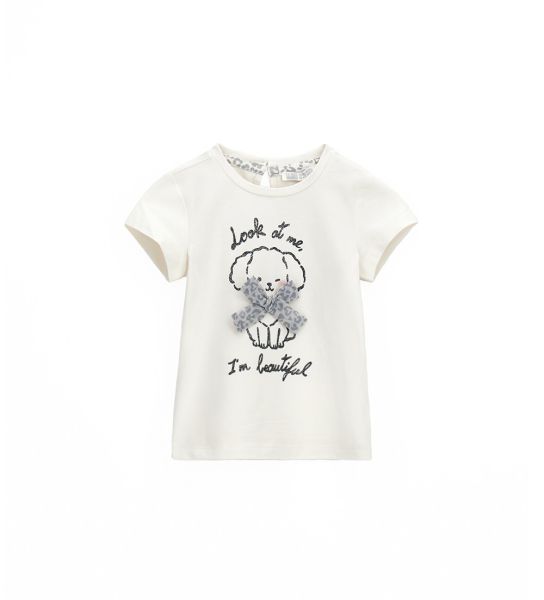 T-SHIRT WITH BOW
