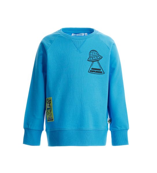 SWEATSHIRT WITH APPLICATION