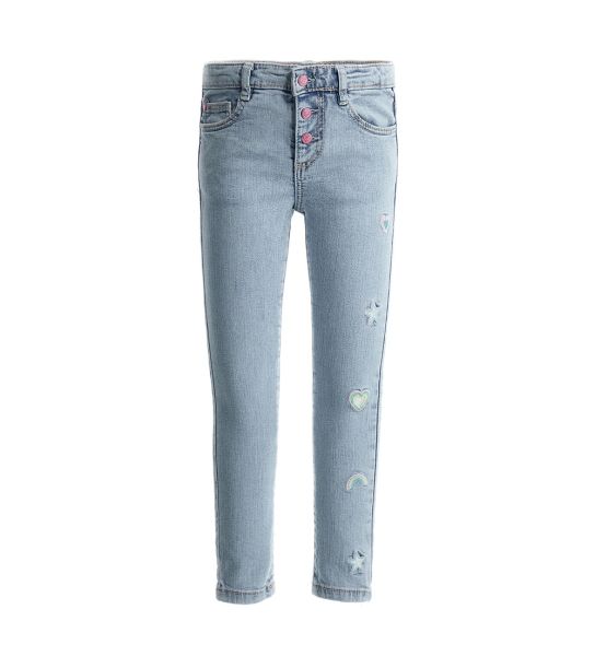JEANS WITH EMBROIDERY