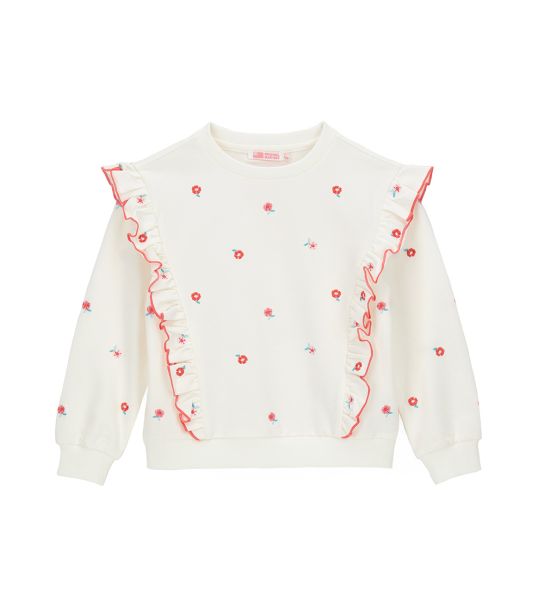 SWEATSHIRT WITH RUFFLES
