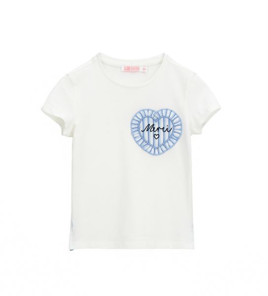 T-SHIRT WITH APPLICATIONS