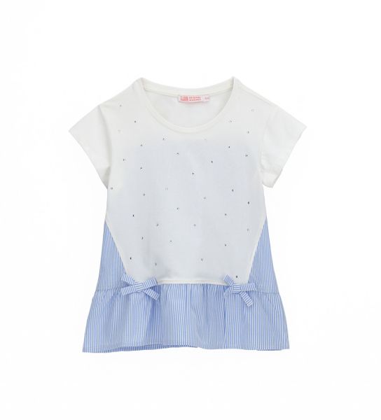 T-SHIRT WITH RHINESTONE