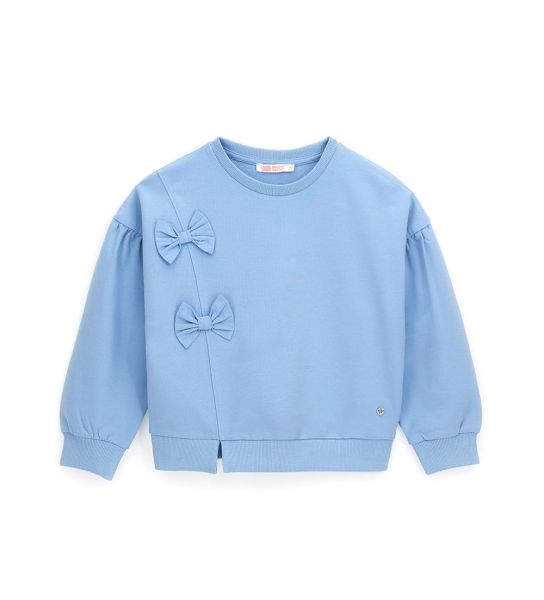 SWEATSHIRT WITH BOWS