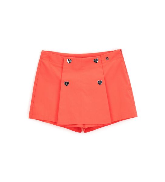 BERMUDA SHORTS WITH FAKE BUTTONS