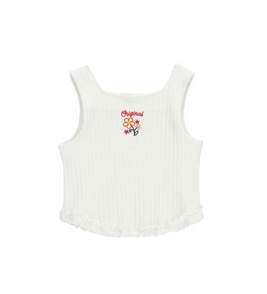 TANK TOP WITH RUFFLES