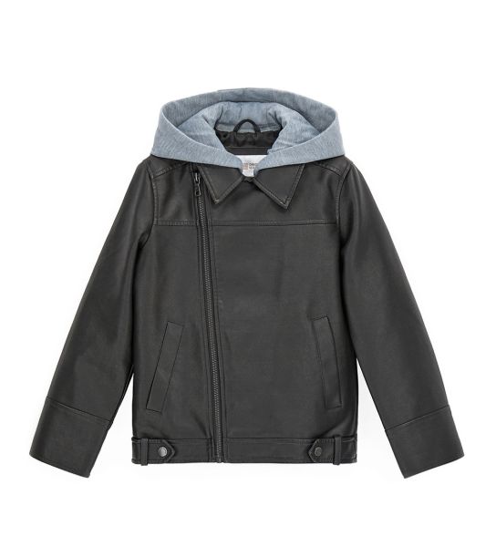 FAUX LEATHER JACKET