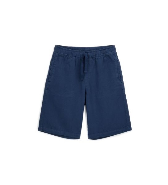 LINEN MIX BERMUDA SHORTS