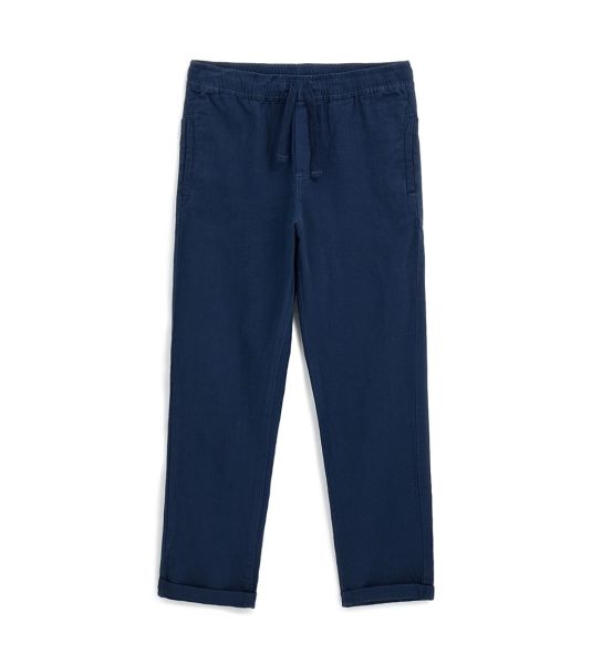 LINEN MIX TROUSERS
