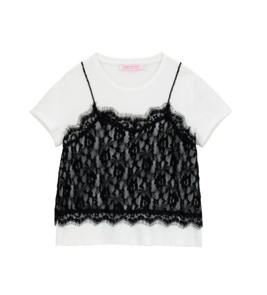 T-SHIRT WITH LACE
