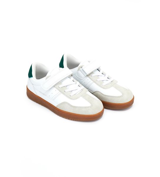 ECO-LEATHER SHOE WITH LACES