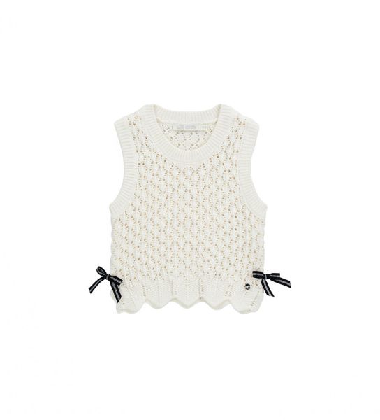 VEST WITH BOWS