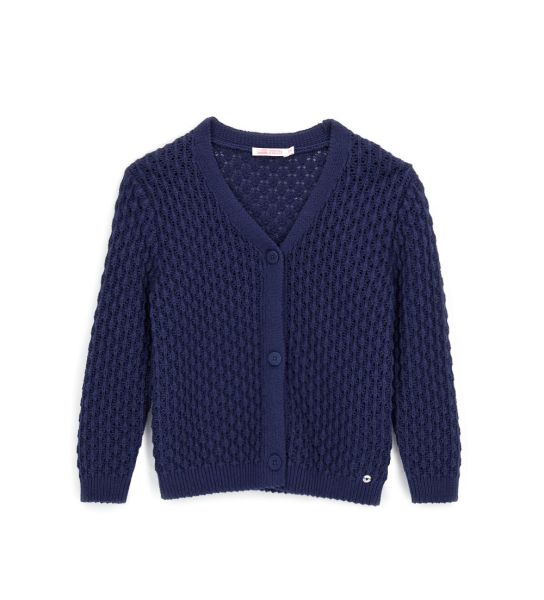 PERFORATED CARDIGAN