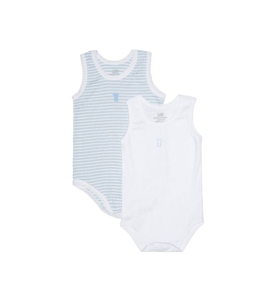 Ribbed cotton onesie