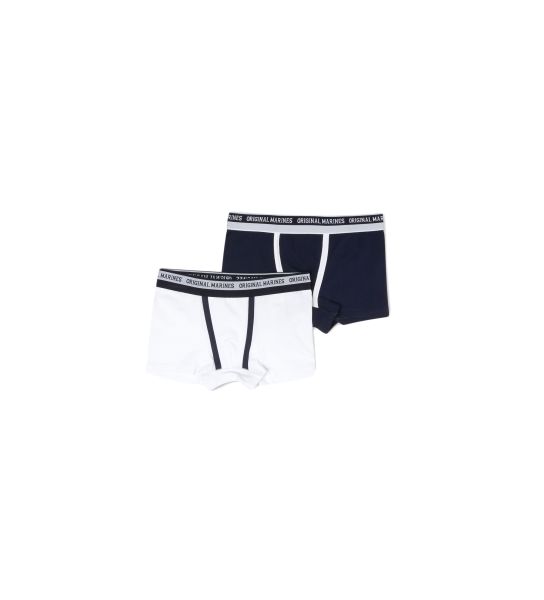 Boxer shorts with an elastic