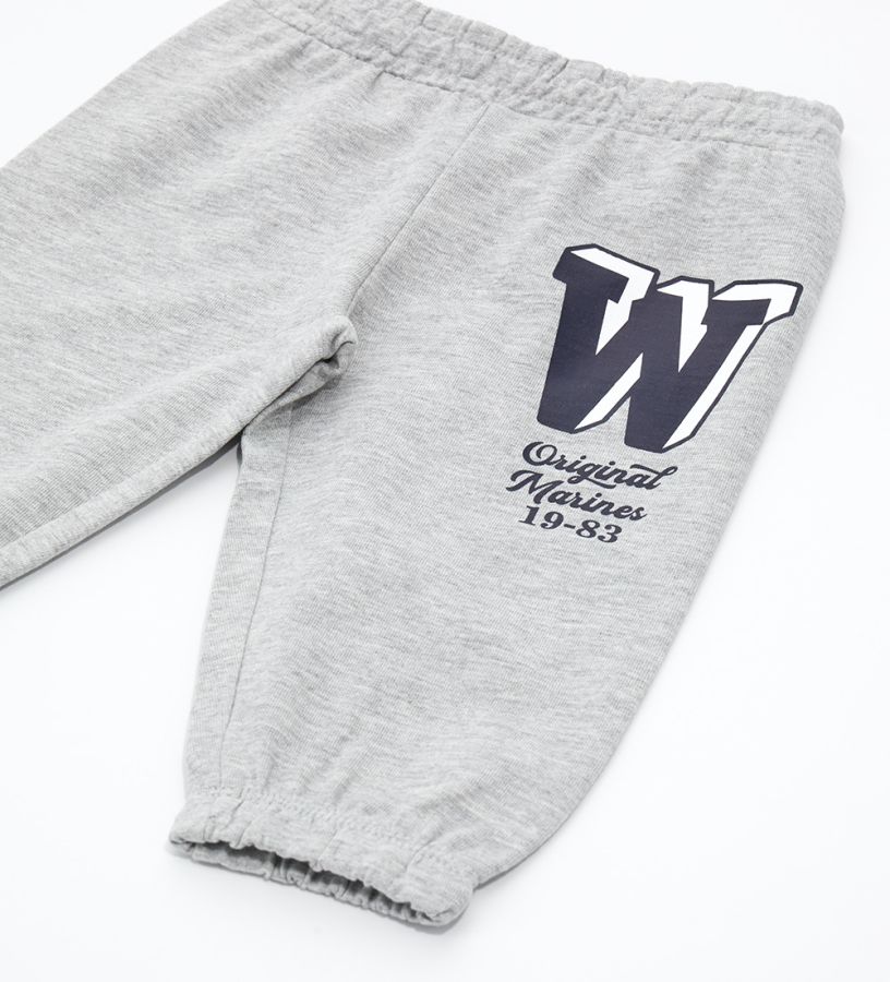 Baby Boy - Cotton fleece trousers