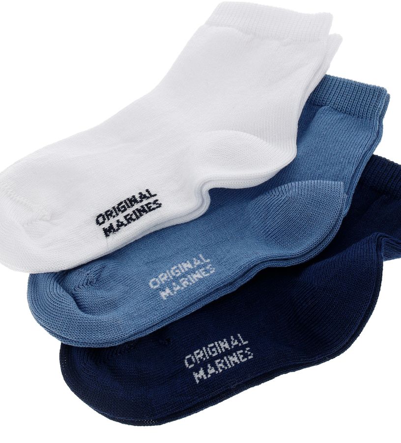 Newborn - Short tri-pack sock