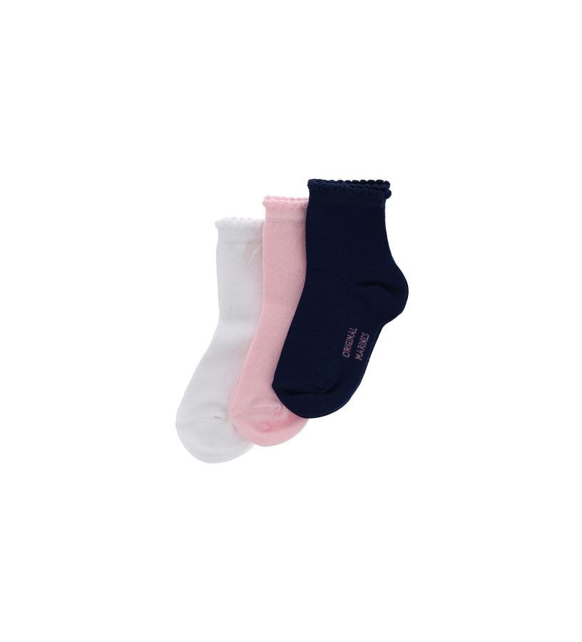 Neonata - Calzino tri-pack con logo