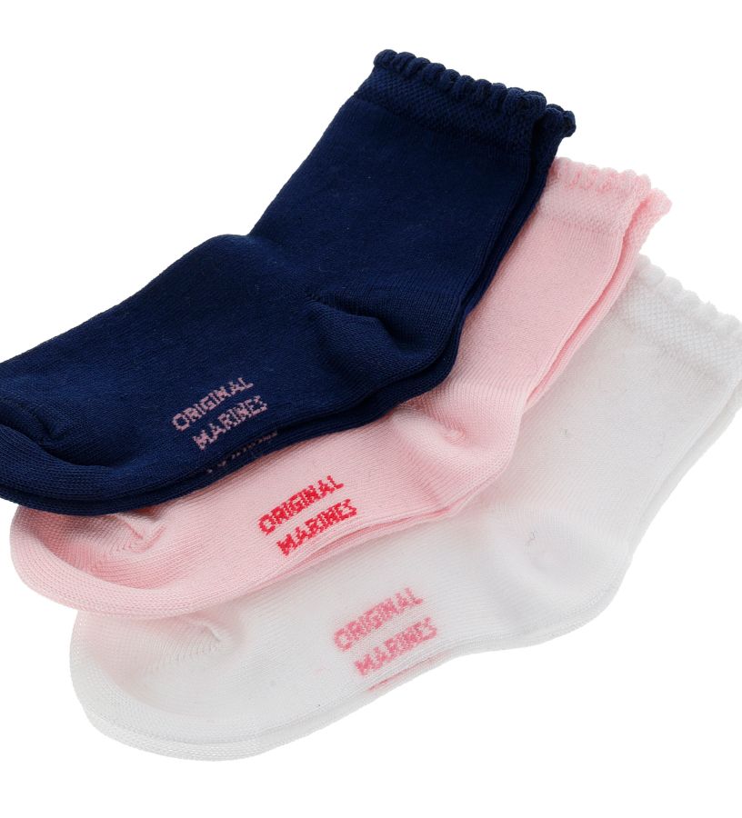 Neonata - Calzino tri-pack con logo