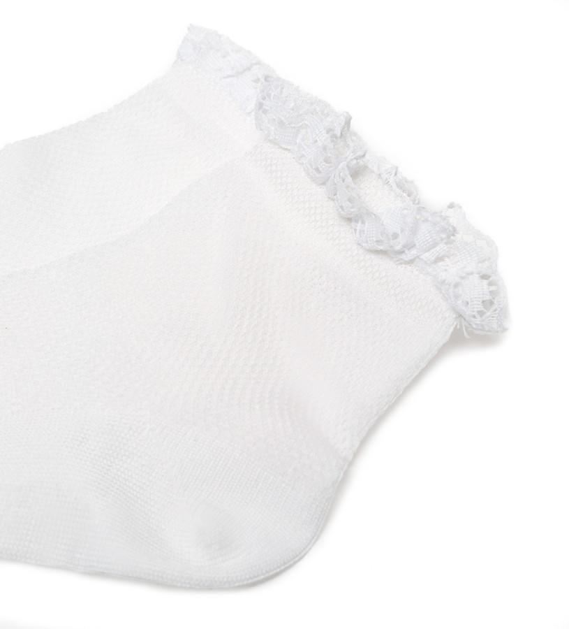 Bambina - Bi-pack calzini con pizzo