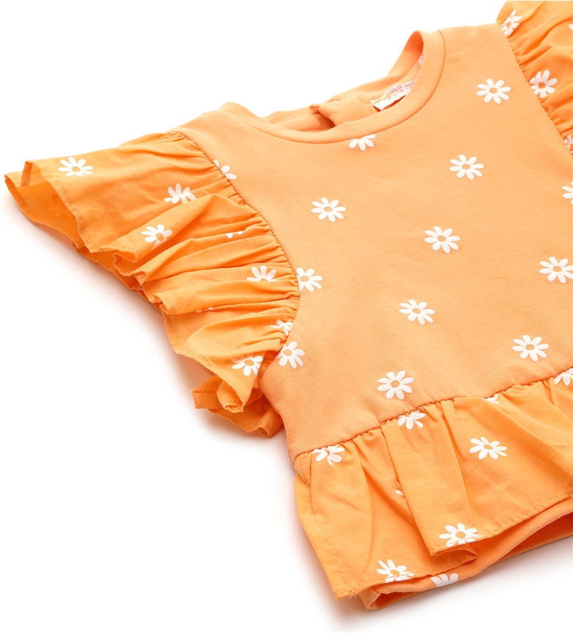 Neonata - T-shirt con volant
